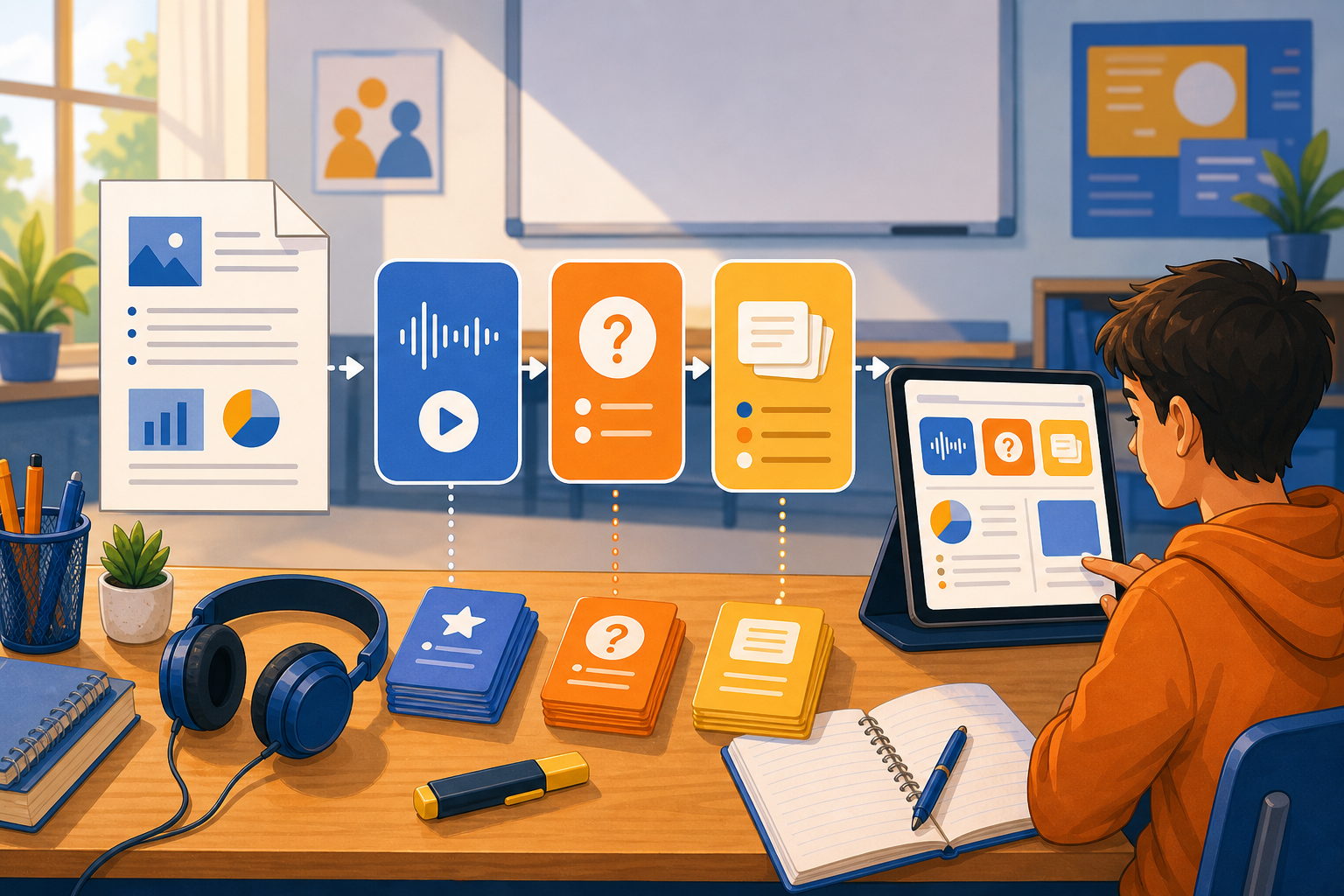 How to Make Classroom Handouts More Accessible With Audio and Study Packs
